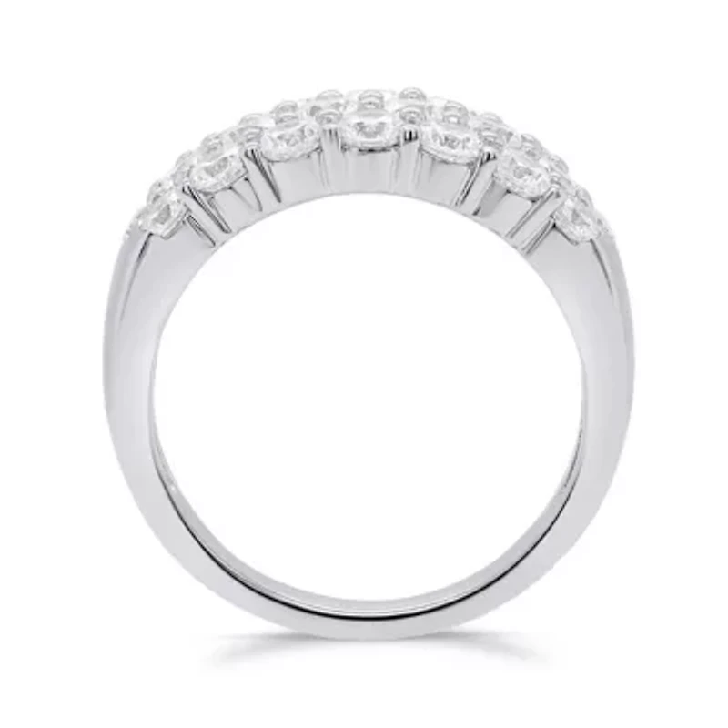Lab Created 2CTW Grown Diamond Statement Ring Sterling Silver