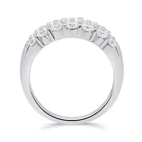 Lab Created 2CTW Grown Diamond Statement Ring Sterling Silver
