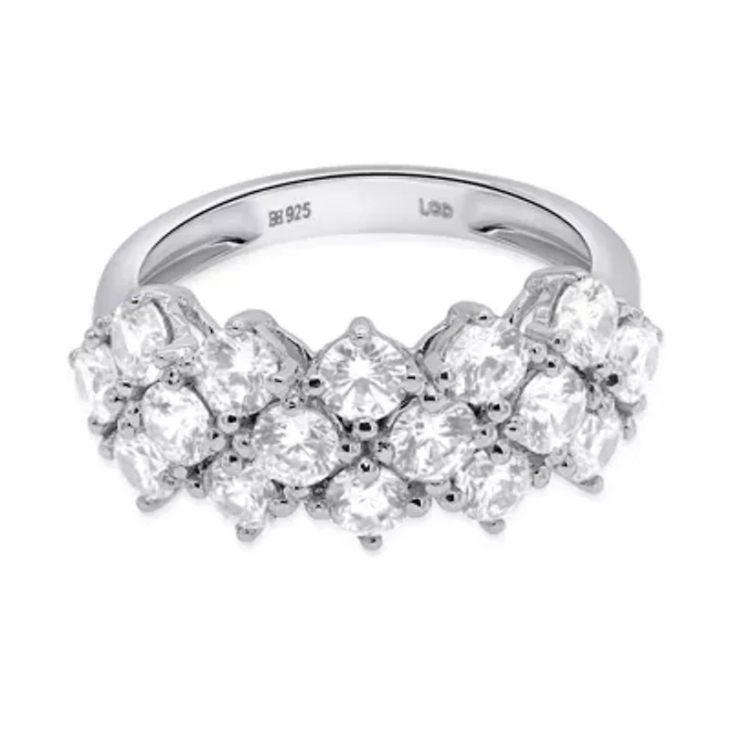 Lab Created 2CTW Grown Diamond Fashion Ring Sterling Silver