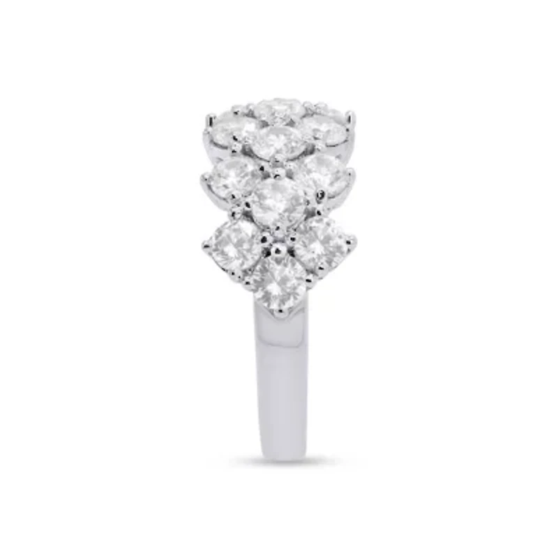 Lab Created 2CTW Grown Diamond Fashion Ring Sterling Silver
