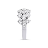 Lab Created 2CTW Grown Diamond Fashion Ring Sterling Silver