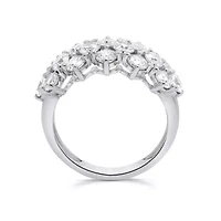 Lab Created 2CTW Grown Diamond Fashion Ring Sterling Silver