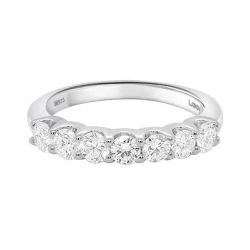 Lab Created 1CTW Grown Diamond Band Ring Sterling Silver