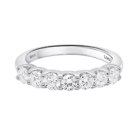 Lab Created 1CTW Grown Diamond Band Ring Sterling Silver