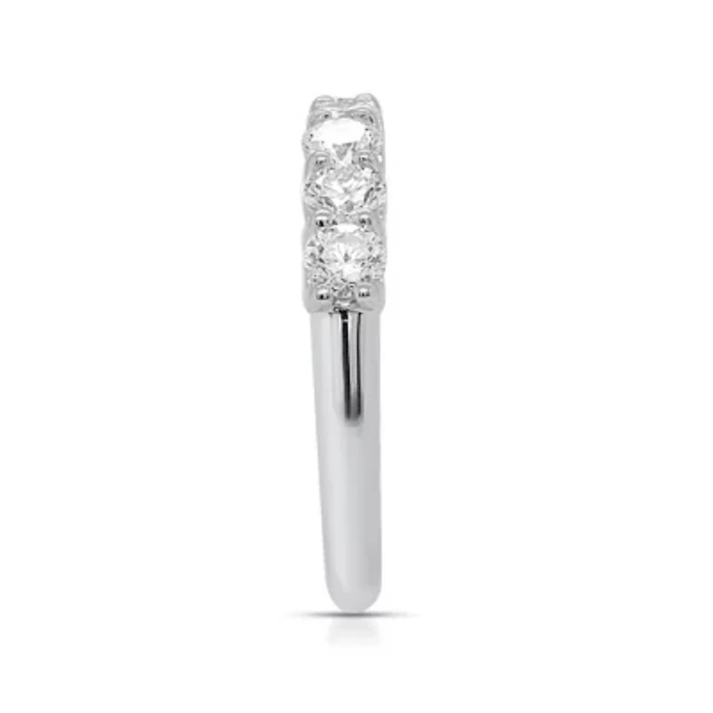 Lab Created 1CTW Grown Diamond Band Ring Sterling Silver