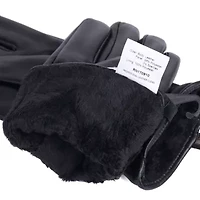 Women's Leather Touch Screen Gloves