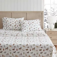 Holiday Pups Cotton Sheet Set