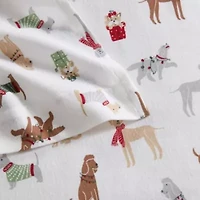 Holiday Pups Cotton Sheet Set