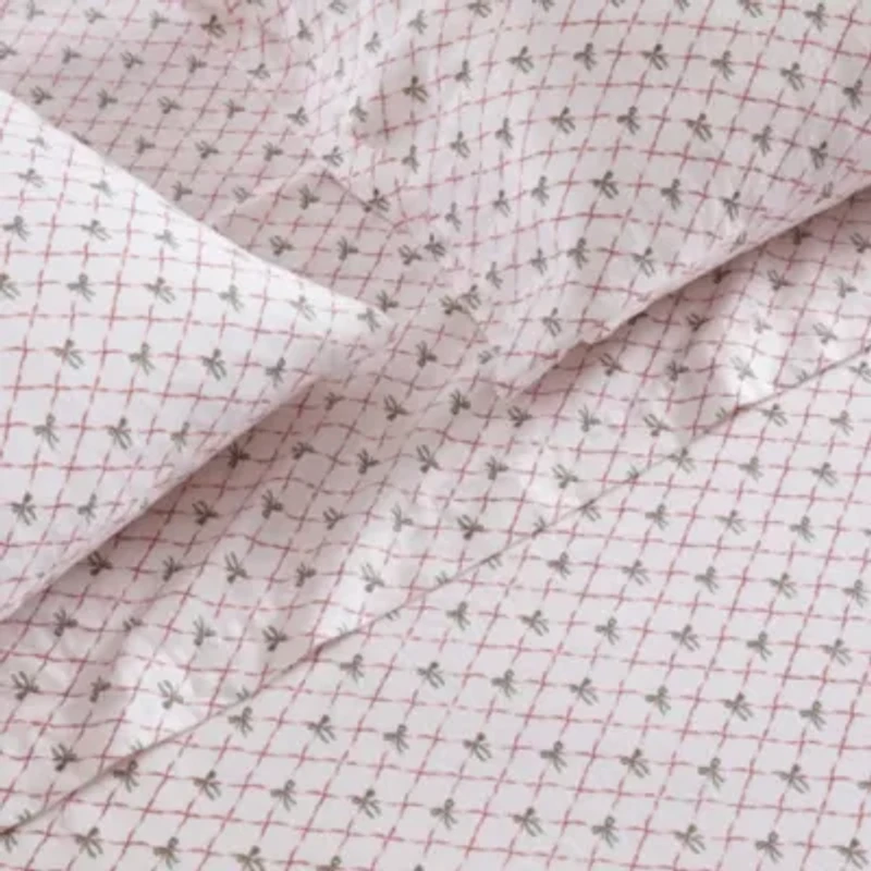 Holiday Bows Cotton Sheet Set