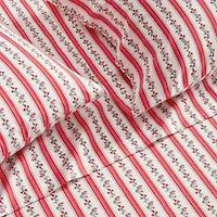 Rose Ribbon Cotton Sheet Set