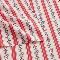 Rose Ribbon Cotton Sheet Set