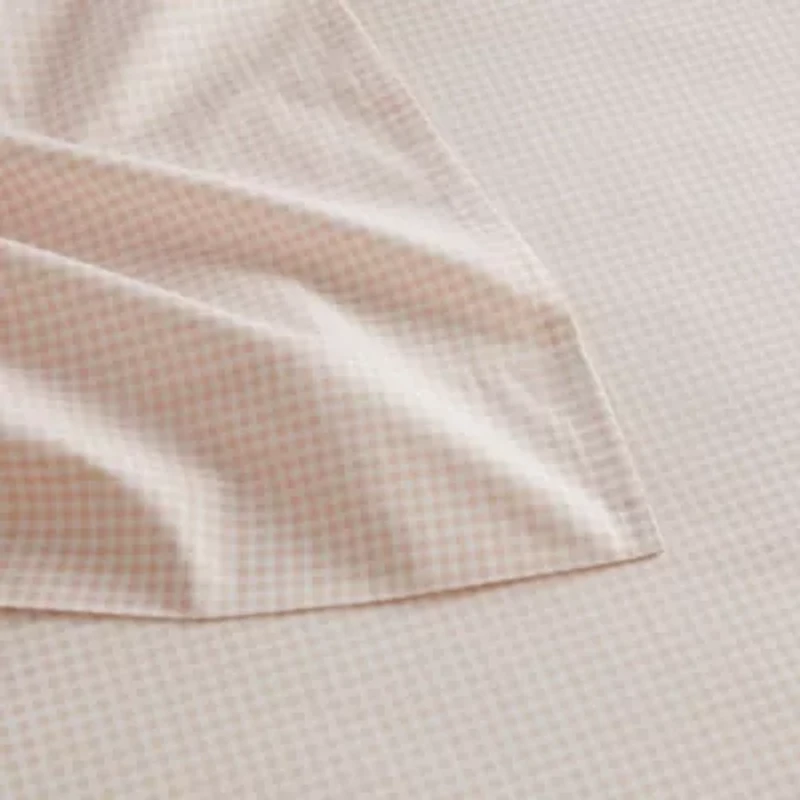 MS Core Small Gingham Cotton Sheet Set