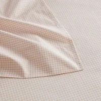 MS Core Small Gingham Cotton Sheet Set