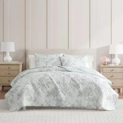 Vine Flora Cotton Quilt Set