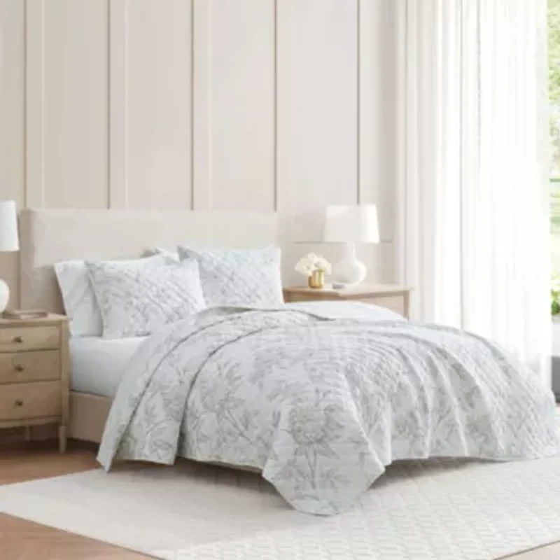 Vine Flora Cotton Quilt Set