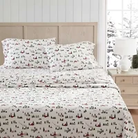 Ski Village Cotton Sheet Set