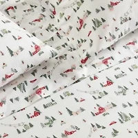 Ski Village Cotton Sheet Set