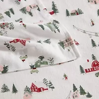 Ski Village Cotton Sheet Set