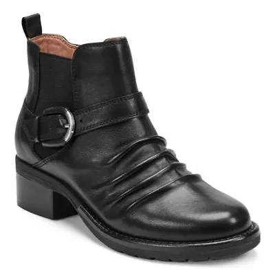 Zane Round Toe Block Heel Casual Ankle Booties