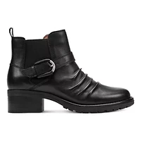 Zane Round Toe Block Heel Casual Ankle Booties