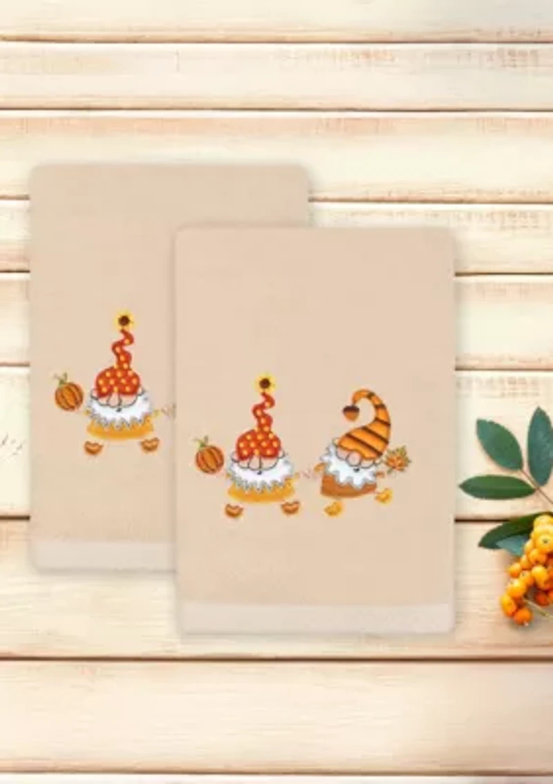 AUTUMN GNOMES Hand Towels Set of 2