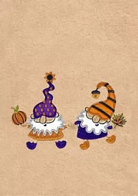 HALLOWEEN GNOMES Hand Towels Set of 2