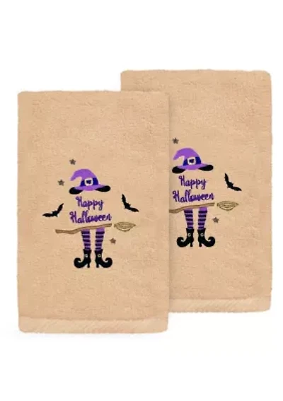 HAT-BROOM-LEGS Hand Towels Set of 2