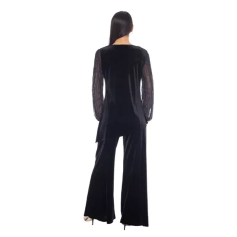 2PC Velvet Top and Pant Set
