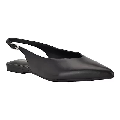 Galiana Pointy Toe Slingback Dress Flats
