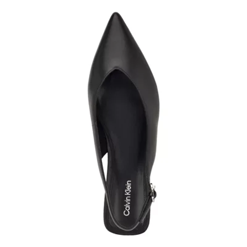 Galiana Pointy Toe Slingback Dress Flats