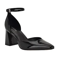 Nalene Pointy Toe Block Heel Dress Pumps