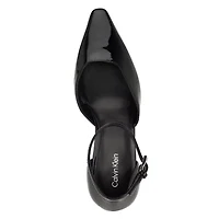 Nalene Pointy Toe Block Heel Dress Pumps