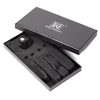 Men's Leather Touch Screen Driving Gloves