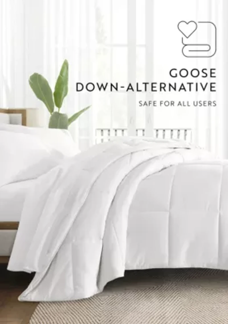 Ultra Soft Microfiber Down-Alternative White Duvet Insert