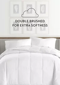 Ultra Soft Microfiber Down-Alternative White Duvet Insert