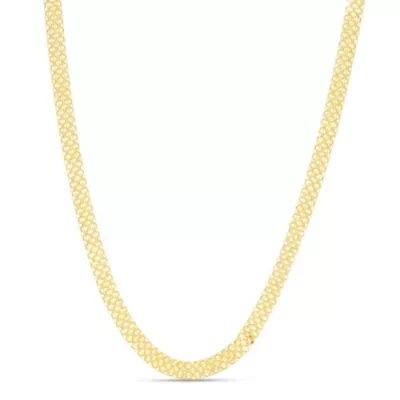 14k Gold 4.7mm Bismark Chain Necklace
