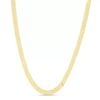 14k Gold 4.7mm Bismark Chain Necklace