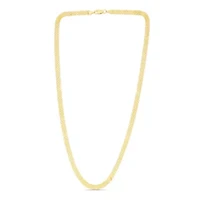 14k Gold 4.7mm Bismark Chain Necklace