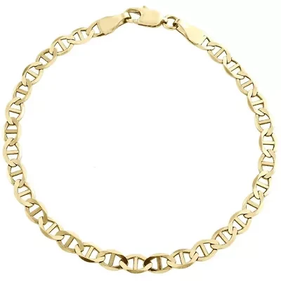 Mens 14k Gold 5.5mm Gucci Mariner Chain Bracelet