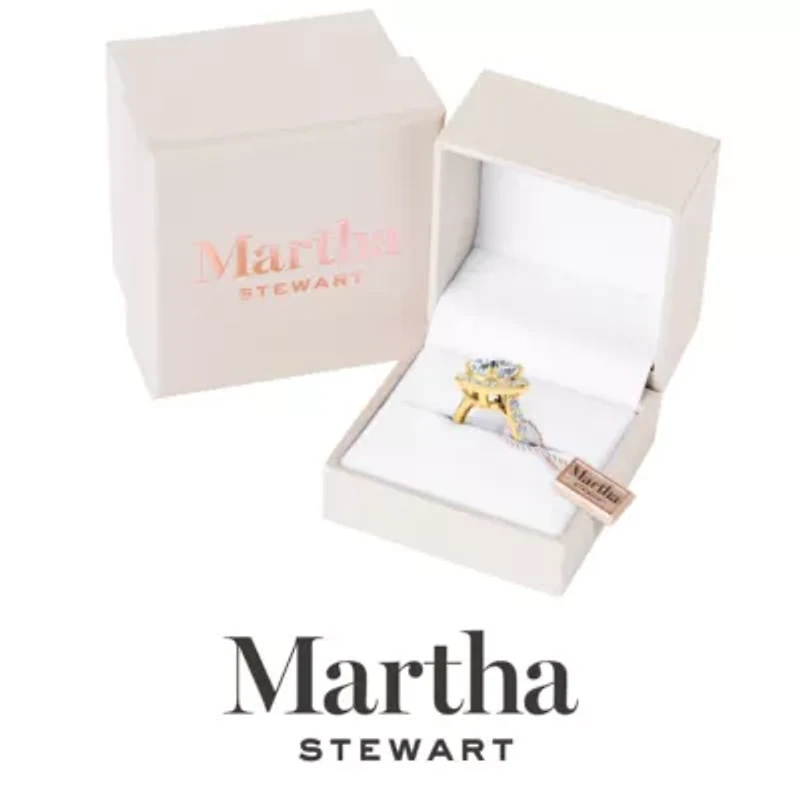 Lab Created 4 Carat Cushion Cut Grown Diamond Halo Engagement Ring Available 14K White and Yellow Gold