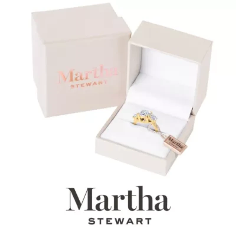 Lab Created 5 Carat Cushion Cut Grown Diamond Three Stone Engagement Ring Available 14K White and Yellow Gold