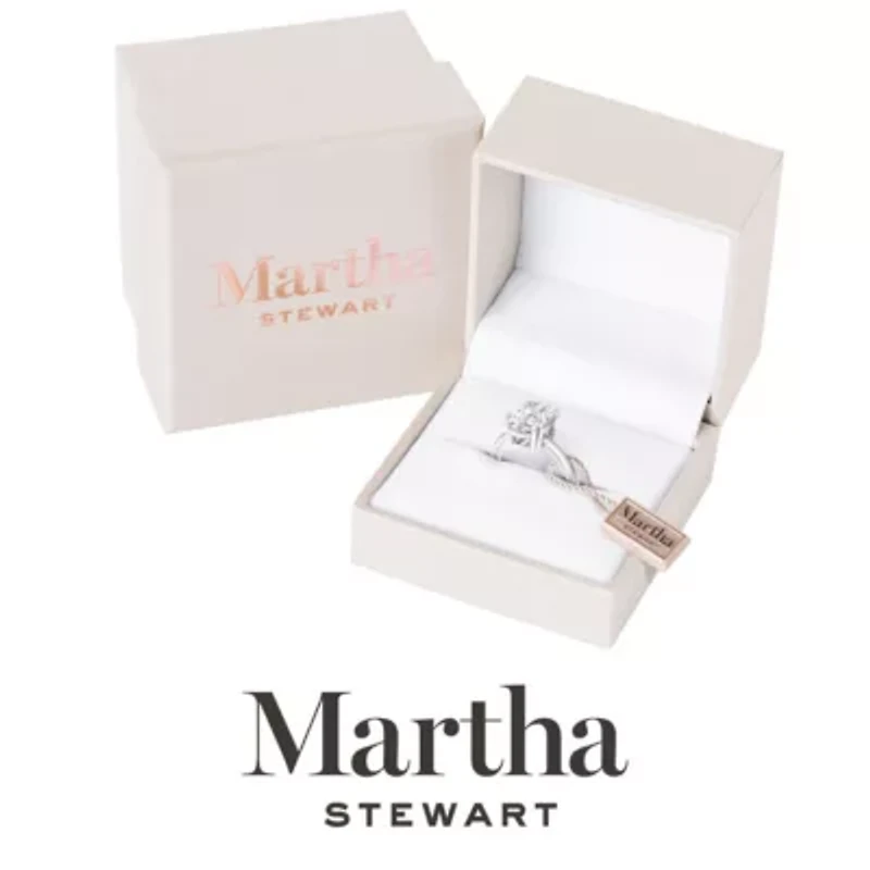 Lab Created Martha Stewart Carat Oval Shape Grown Diamond Solitaire Engagement Ring Available 14K White and Yellow Gold