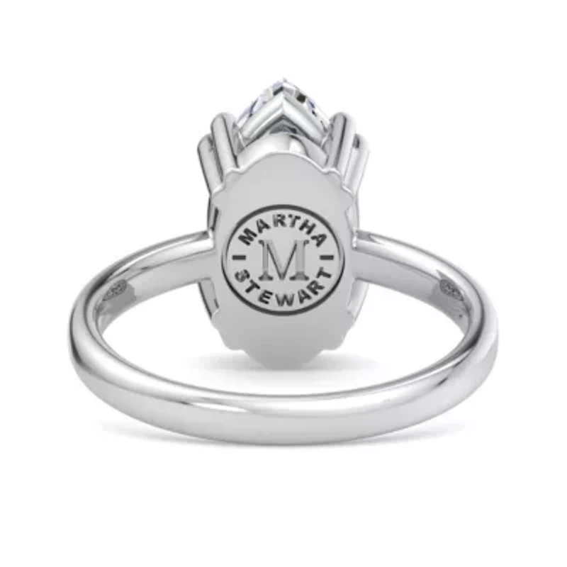 Lab Created 2 Carat Marquise Shape Grown Diamond Solitaire Engagement Ring Available 14K White and Yellow Gold