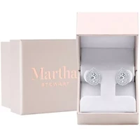 Lab Created Martha Stewart 4 Carat Pear Shape Grown Diamond Halo Stud Earrings Available 14 Karat White Or Yellow Gold