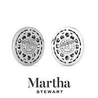 Lab Created Martha Stewart 4 Carat Oval Shape Grown Diamond Halo Stud Earrings Available 14 Karat White Or Yellow Gold