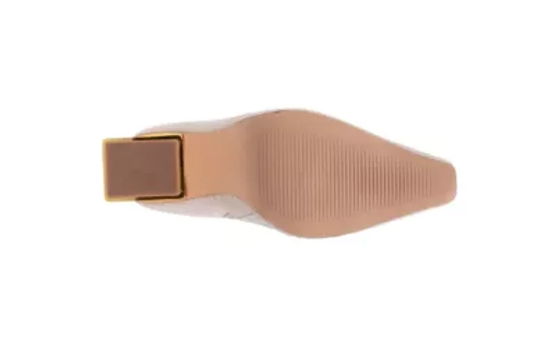 Glam, Caged Metallic Rhinestone Heel Bootie