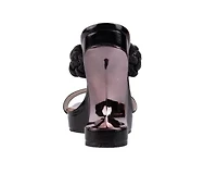 Melrose, Metallic Square Toe Wedge Microstones Band