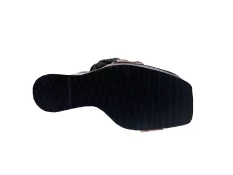 Melrose, Metallic Square Toe Wedge Microstones Band