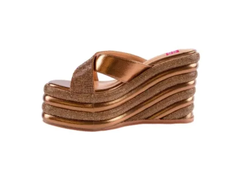 Carnival, Multi Metallic High Wedge Slide