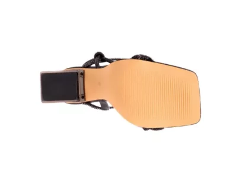 Goddess, Caged Metallic Rhinestone Heel Sandal